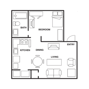 Ballpark North; student apartments with individual leasing in Austin, Texas near UT University of Texas and Austin Community College; one two four bedroom apartment homes