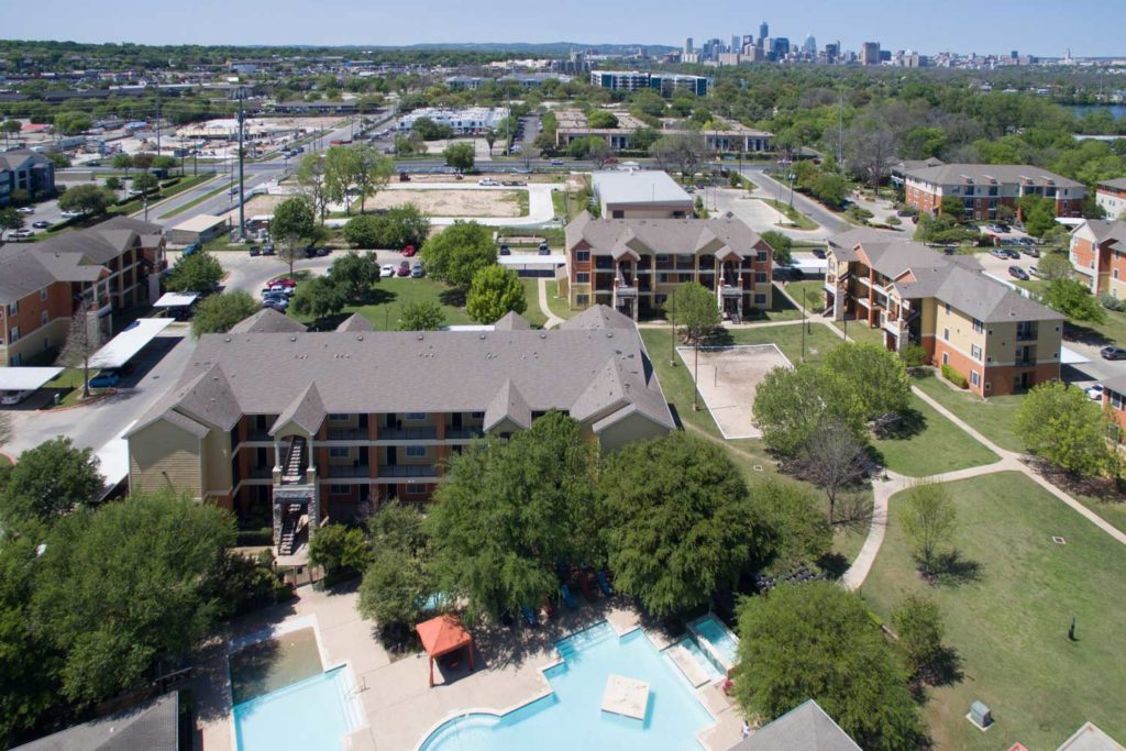 Ballpark North; student apartments with individual leasing in Austin, Texas near UT University of Texas and Austin Community College; one two four bedroom apartment homes