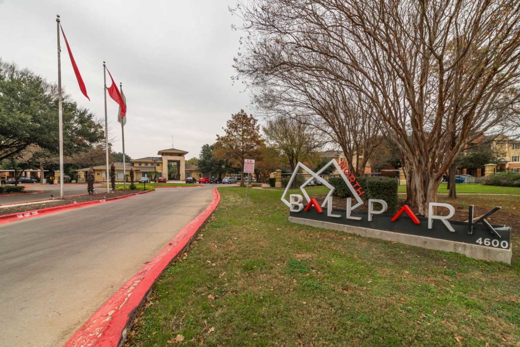 Ballpark North; student apartments with individual leasing in Austin, Texas near UT University of Texas and Austin Community College; one two four bedroom apartment homes