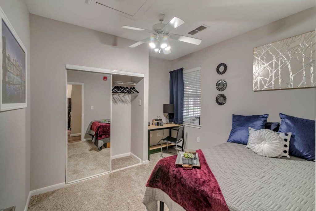 Ballpark North; student apartments with individual leasing in Austin, Texas near UT University of Texas and Austin Community College; one two four bedroom apartment homes